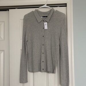 GAP Heather Gray Women's Cardigan